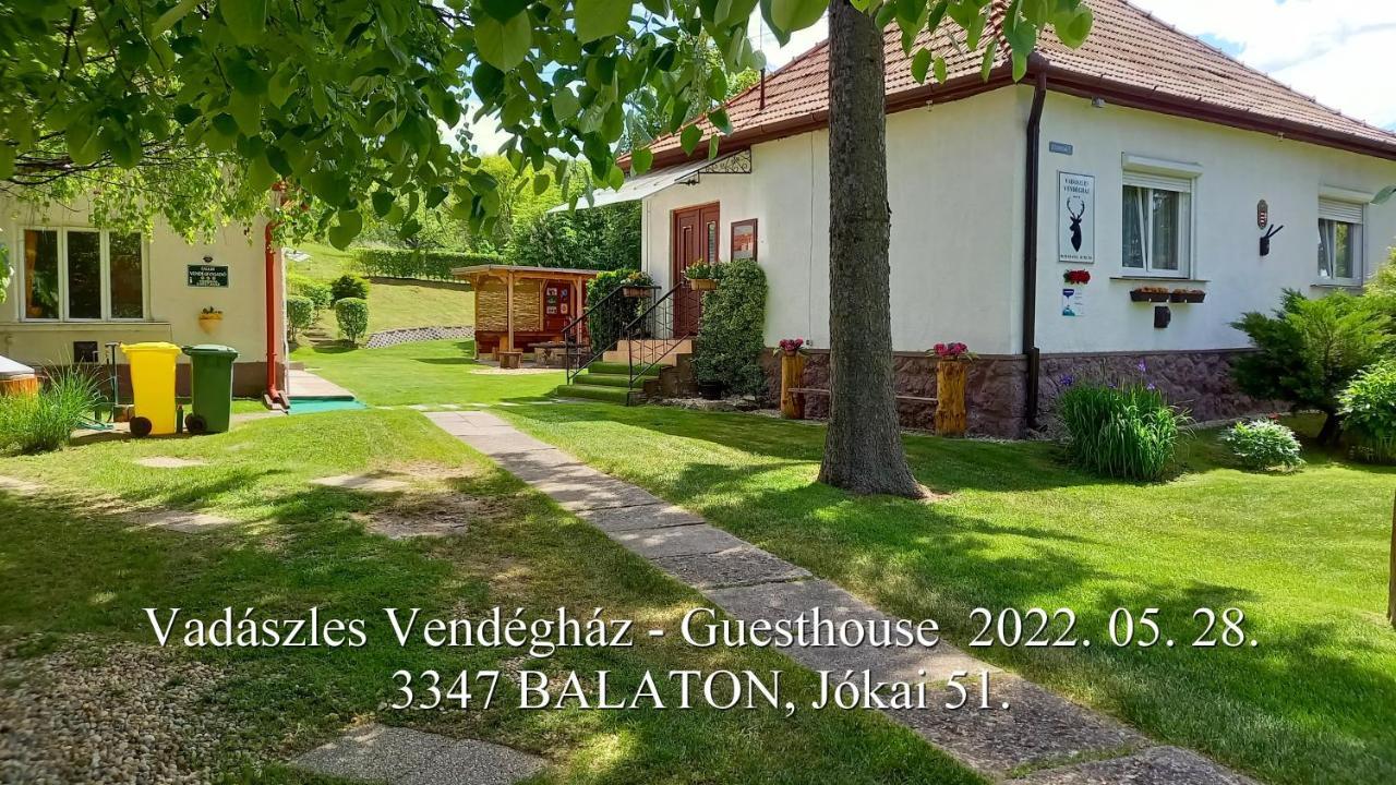 Vadaszles Vendeghaz Bukkszentmarton Exterior foto